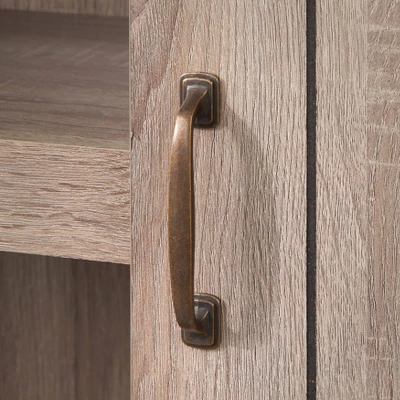 71" Glasbern Tall Farmhouse Barn Door Bookcase Weathered Gray - Buylateral 71" Glasbern Tall Farmhouse Barn Door Bookcase Weathered Gray - Buylateral -Buylateral Shop GUEST e9aa96de 6b19 4165 8e65 a81cde6081cd