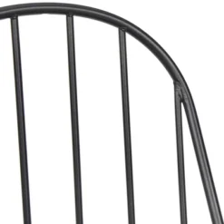 Set Of 2 Milo Windsor Metal With Wood Seat Dining Chairs Black/Espresso Brown - Buylateral -Buylateral Shop GUEST fb9d4c60 8d19 4141 99c8 153ba4bdc73b