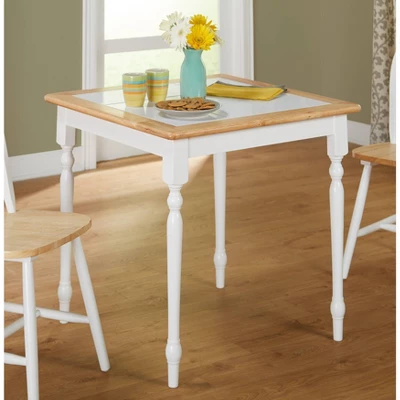 3pc Chester Tile Top Dining Set White/Natural - Buylateral 3pc Chester Tile Top Dining Set White/Natural - Buylateral -Buylateral Shop GUEST fd346553 3451 4b35 b527 1ee48dc06178